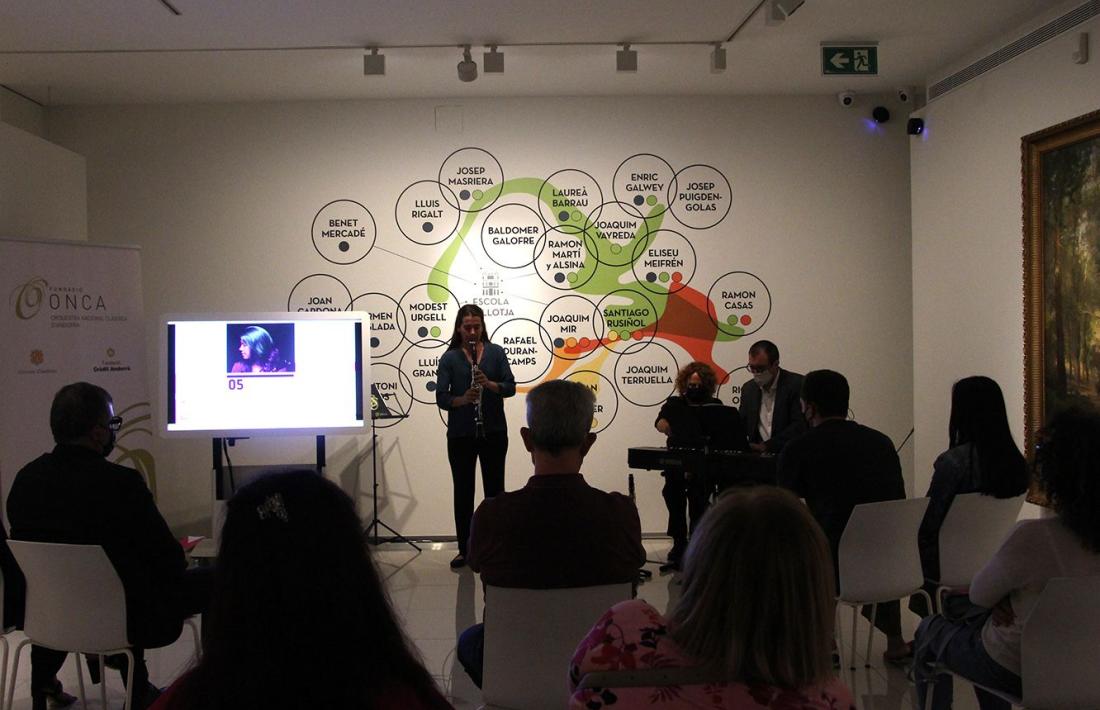 Un moment de Marta Urzaiz i Gerard Pastor en un concert anterior de les Nits d'Estiu als Museus