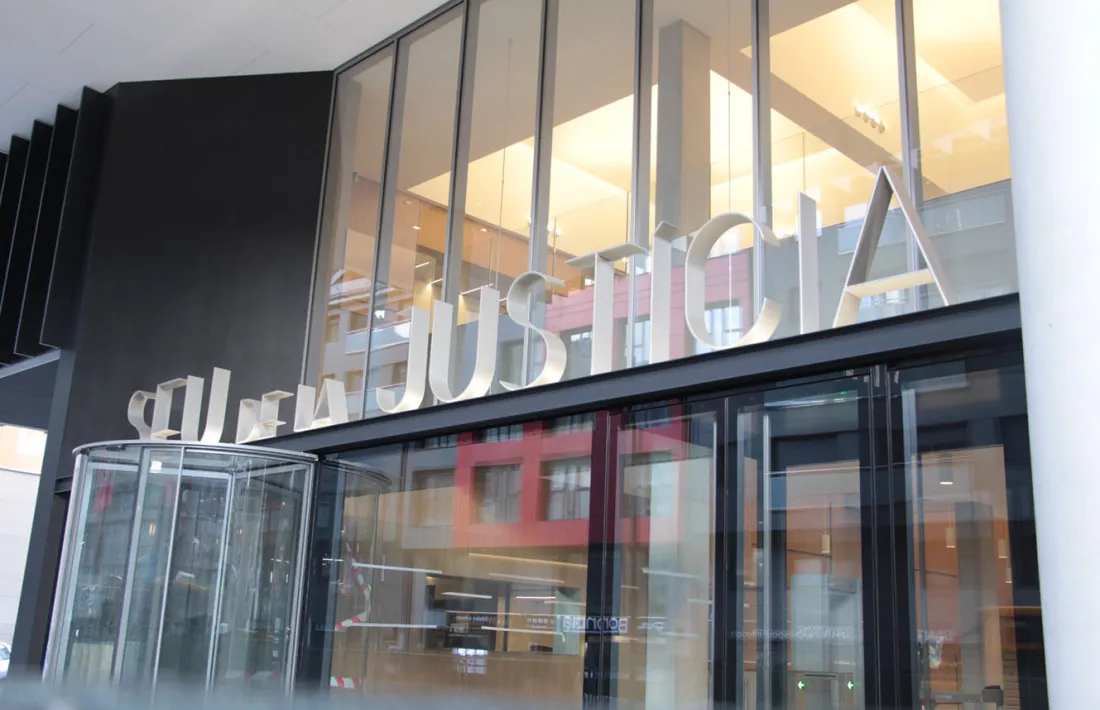 La façana de la Seu de la Justícia.