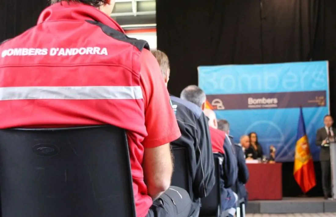 La celebració d'una diada dels bombers.