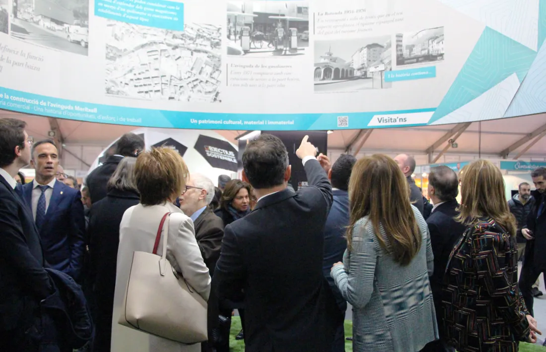 Un moment de la inauguració de la 41a edició de la Fira d'Andorra la Vella.