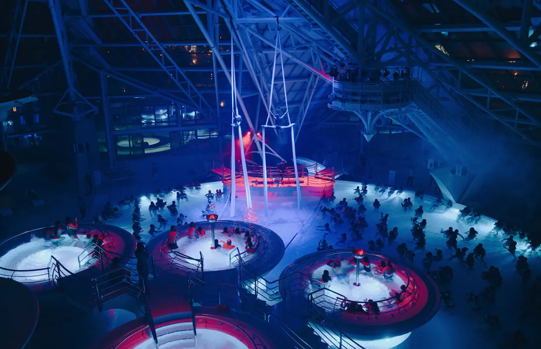 Una imatge del termolúdic aquest estiu.