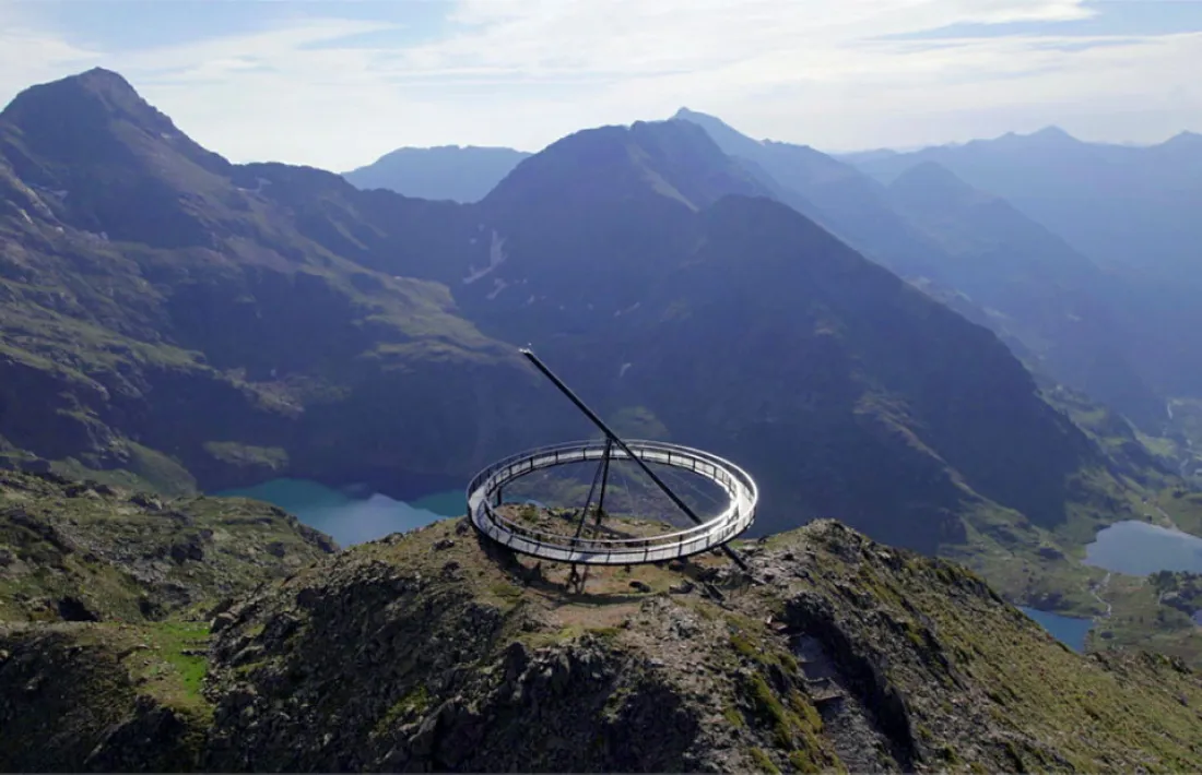 Una imatge del mirador solar.