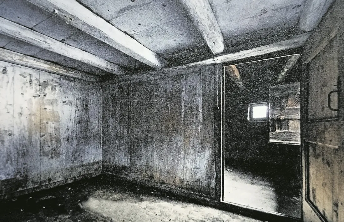 L’habitació del cap de casa on dormien els germans Pere i Anton, junts al mateix llit, i on el 31 de juliol del 1943 va tenir lloc el fratricidi, abans que el 2018 comencessin les obres de reforma de cal Costa.