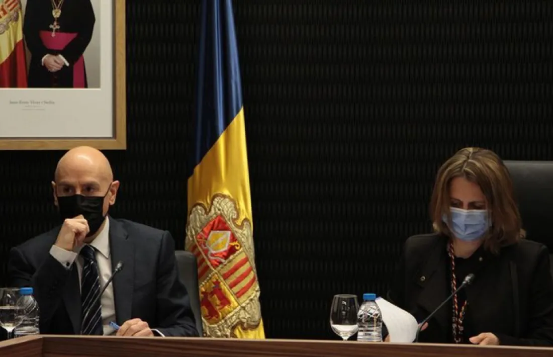 Els cònsols d'Escaldes-Engordany, Rosa Gili i Joaquim Dolsa, en una imatge d'arxiu.