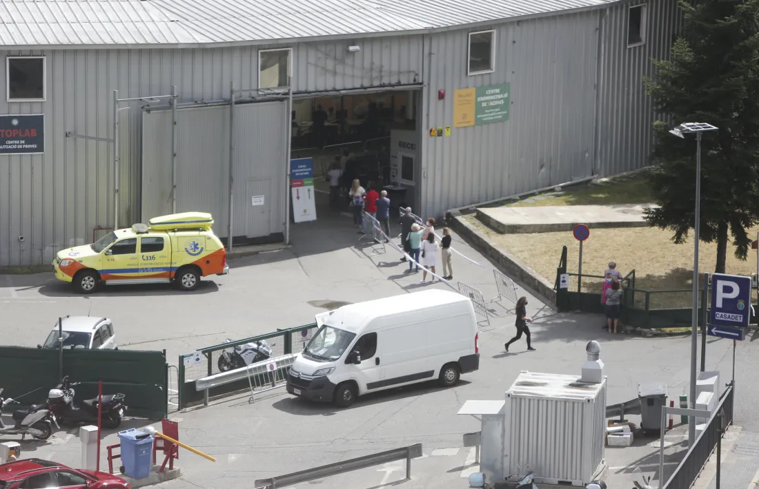 El centre de vacunació ha reobert avui.
