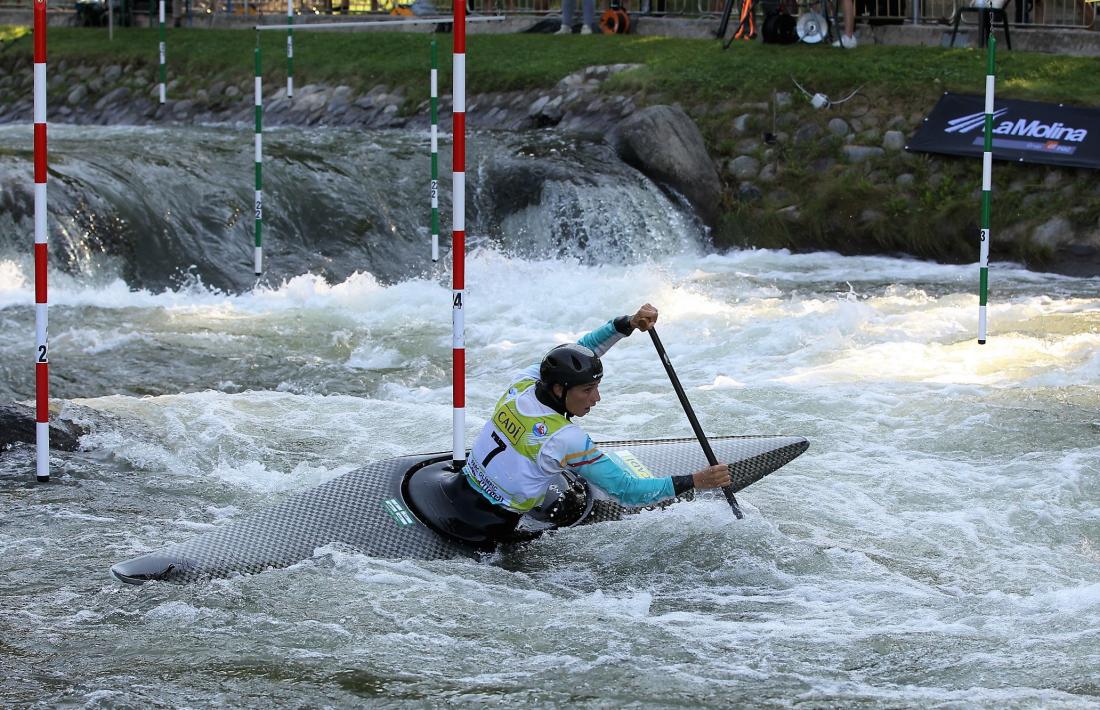 Monica Doria va quedar-se a tocar de la medalla en C1 a la Copa del Món que es va disputar a la Seu d’Urgell. Foto: Agustí Cucurulls