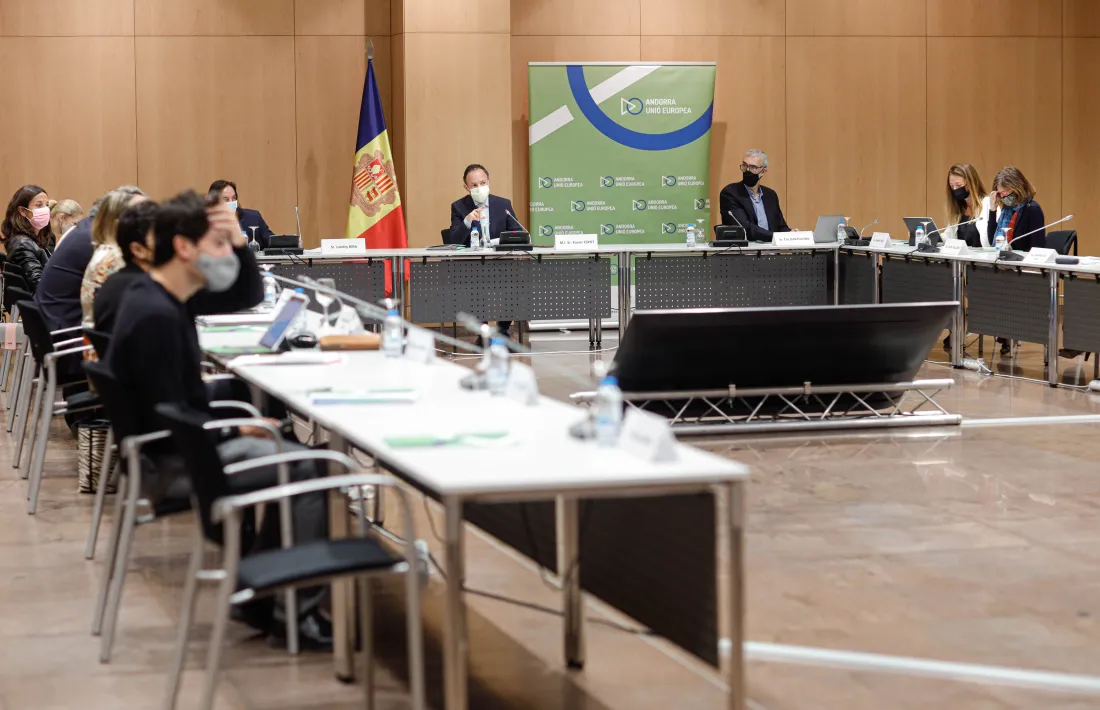 Un moment del segon seminari sobre l'acord d'associació amb els agents socials i econòmics.