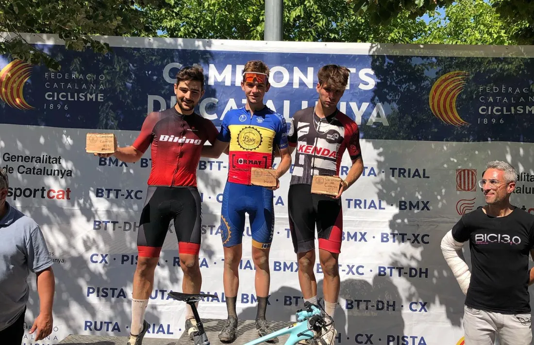 Kilian Folguera, campió de Catalunya. Foto: Facebook
