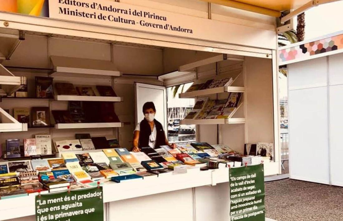 L'estand d'Andorra en una edició anterior a la Setmana del llibre en català.