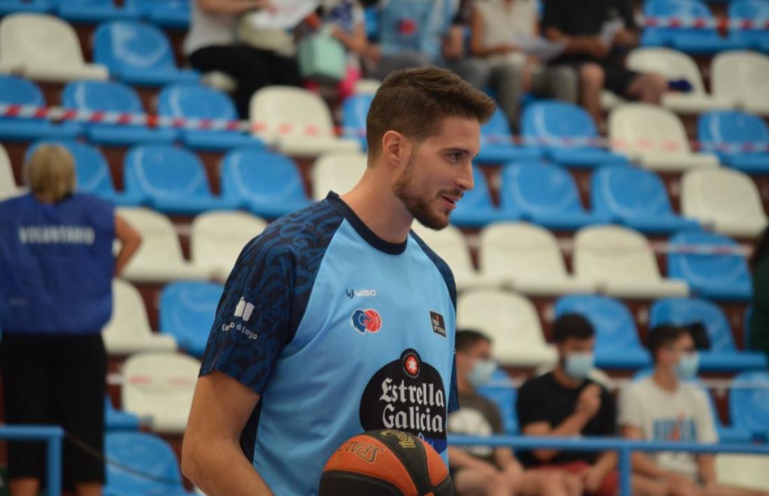 Víctor Arteaga arriba després de jugar quatre partits de pretemporada amb el Río Breogán de Lugo. Foto: Río Breogán Lugo