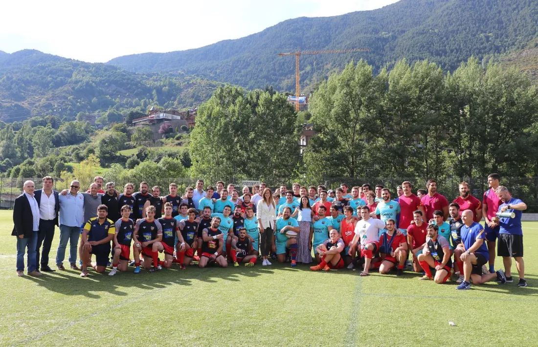 El VPC Andorra, masculí i femení, va jugar dissabte a Encamp. Foto: Comú d'Encamp