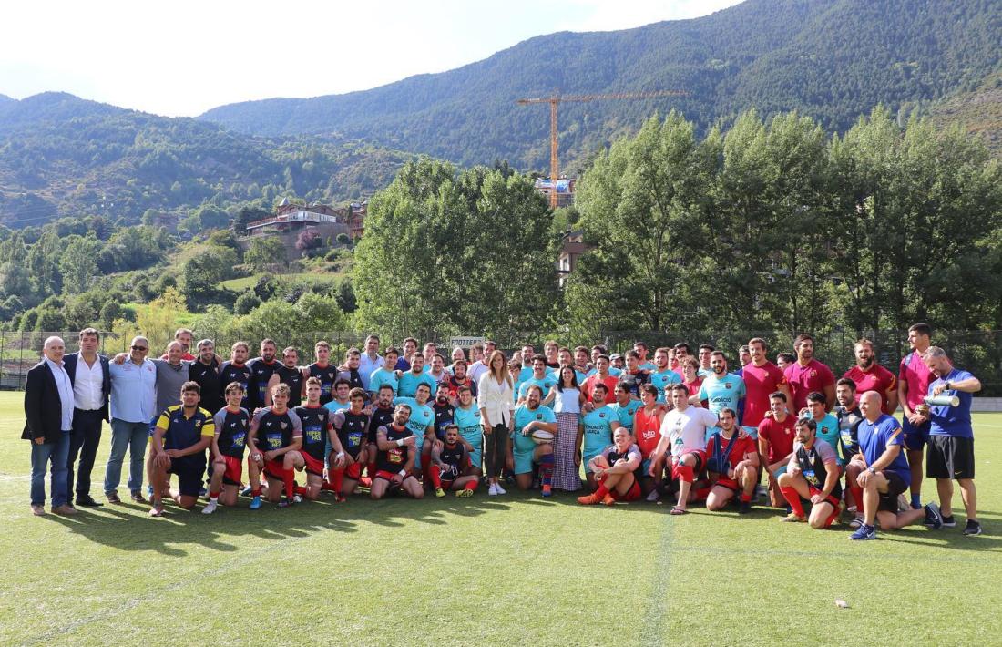 El VPC Andorra, masculí i femení, va jugar dissabte a Encamp. Foto: Comú d'Encamp