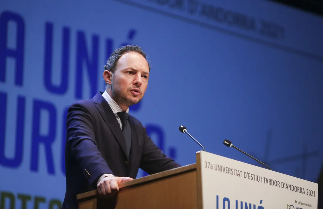 El cap de Govern, Xavier Espot, va ser l’encarregat d’inaugurar ahir la 37a Universitat d’Estiu i Tardor