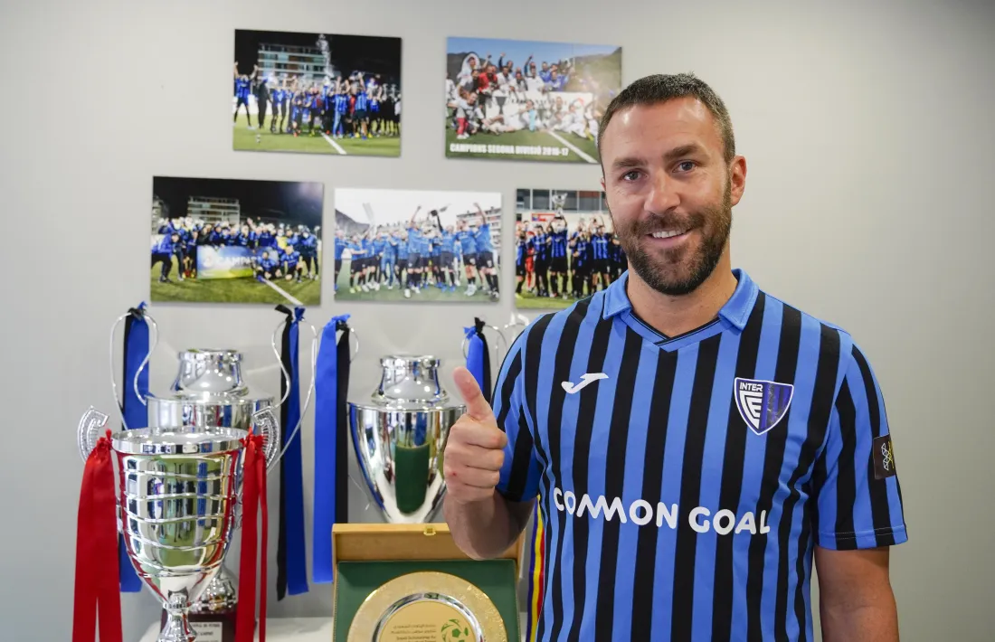 Víctor Casadesús, nou jugador de l’Inter Club Escaldes procedent de l’FC Andorra. Foto: Interescaldes.com