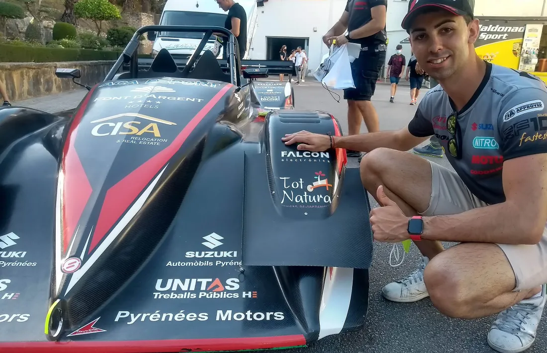 Raül Ferré, patrocinat per CISA Immobiliària, estarà al FIA Masters de Muntanya. Foto: Fotoesport