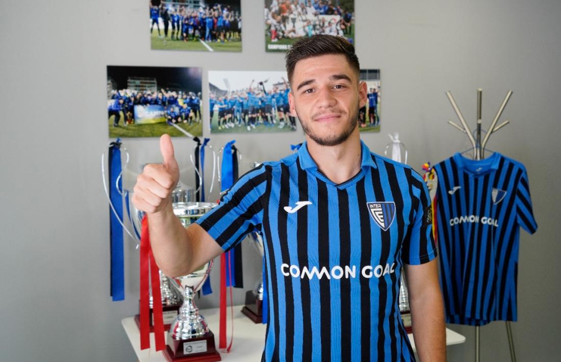 Besjan Bërnaca, més conegut com a ‘Besi’, nou jugador de l’Inter Club Escaldes. Foto: Interescaldes.com