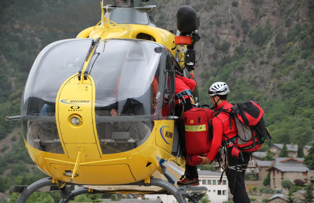 Un equip de rescat, en una imatge d'arxiu