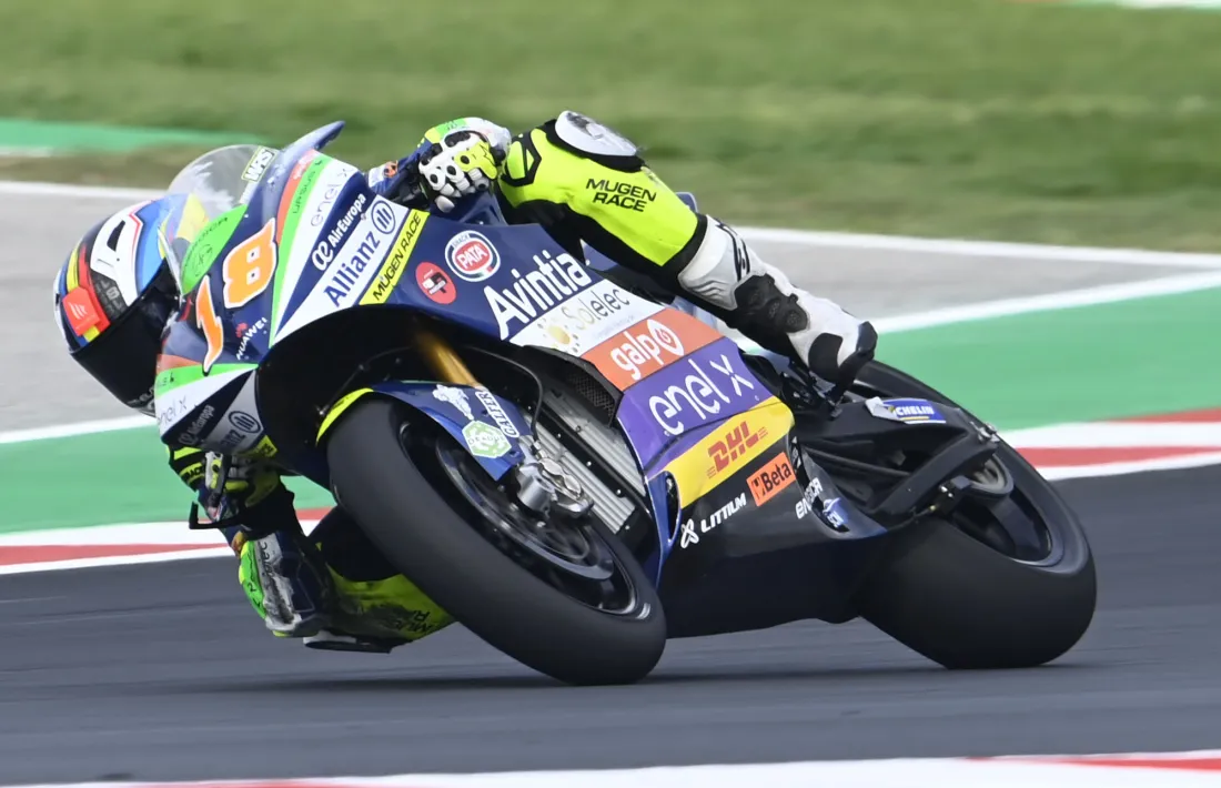 Xavi Cardelús, a Misano. Foto: Avintia Esponsorama Racing