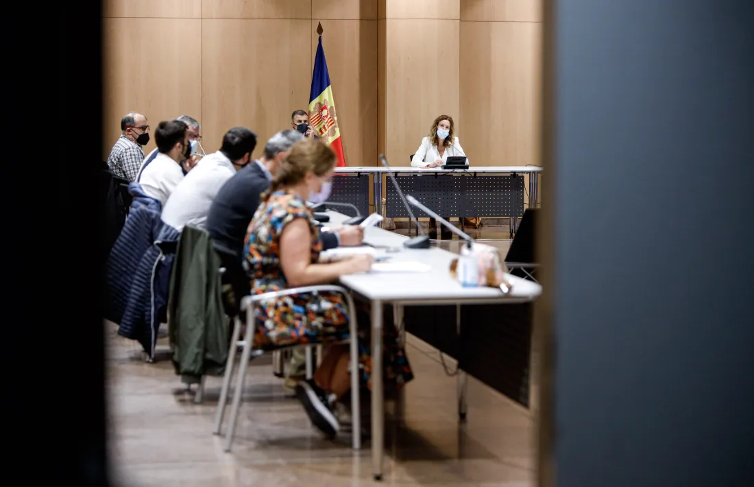 Reunió de la Comissió nacional de l’energia i el canvi climàtic.