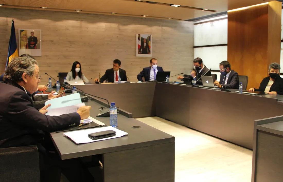 La sessió de Consell de Comú d’Ordino d’aquest dijous.