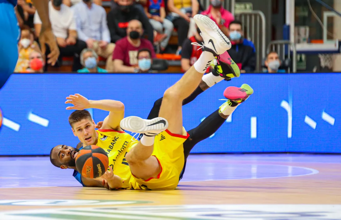 Conor Morgan, l’aler pivot del BC MoraBanc, continua sense trobar la seva millor forma aquest inici de curs. Foto: ACB Photo / A. Pacheco