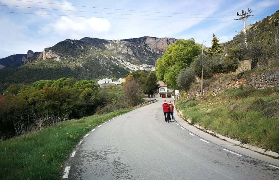 El regidor de Compromís denuncia que la “usurpació” de camins públics obliga la gent gran del poble a passejar per la carretera, corrent un risc. 