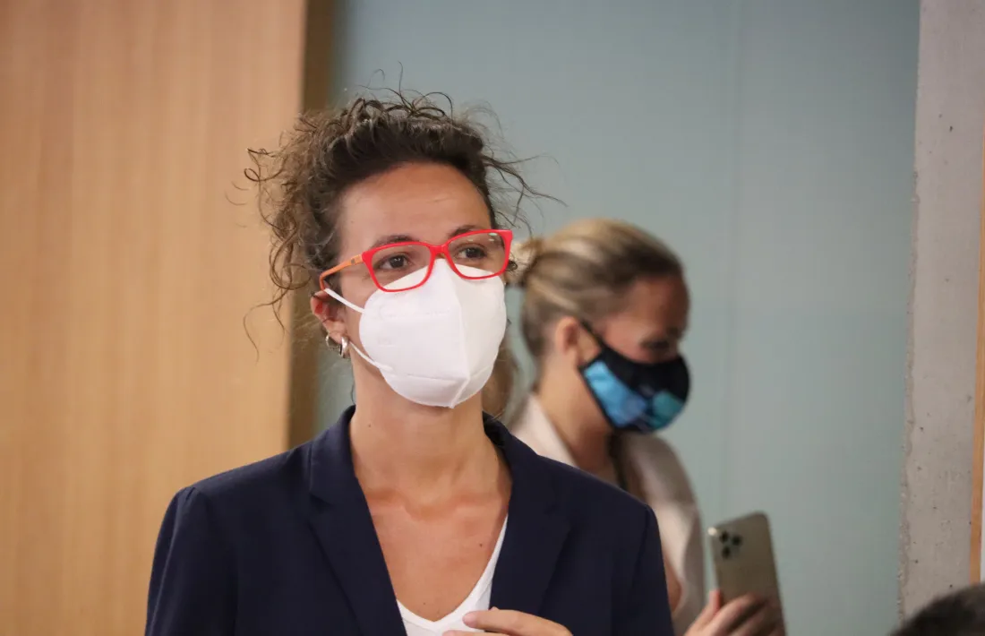 La consellera general i presidenta suplent del grup socialdemòcrata, Judith Salazar.