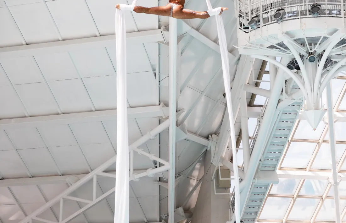 Un dels espectacles que s'ha pogut veure aquest estiu a Caldea.