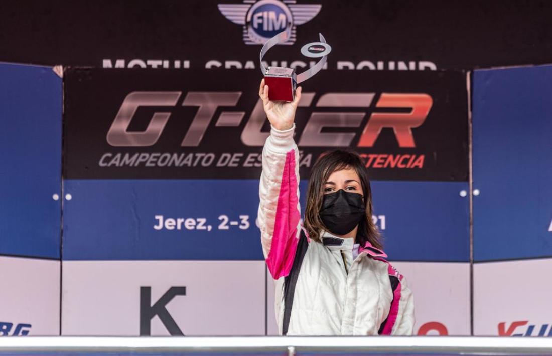 Amàlia Vinyes, doble segon lloc a Jerez. Foto: Elías Domingo
