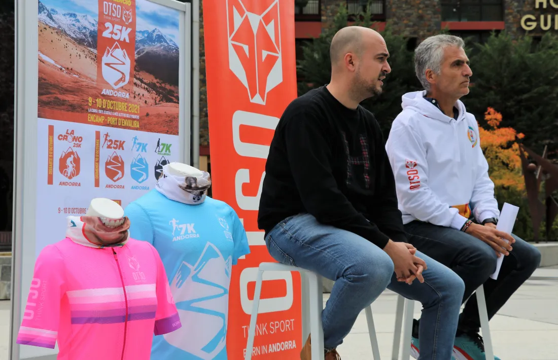 L’OTSO 25K es va presentar ahir a la plaça dels Arínsols d’Encamp. Foto: Comú d'Encamp