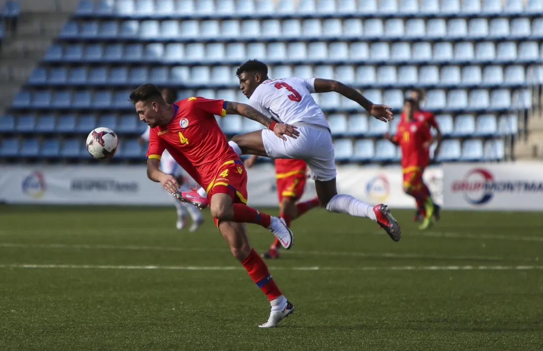 Christan García, central ara de la selecció absoluta, va marcar l’empat a 3. Foto: Facundo Santana