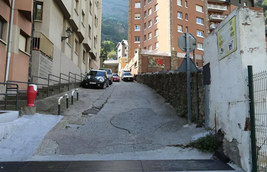 L'estat actual del pujador dels Fontanals del Pui, a la zona del Solà.