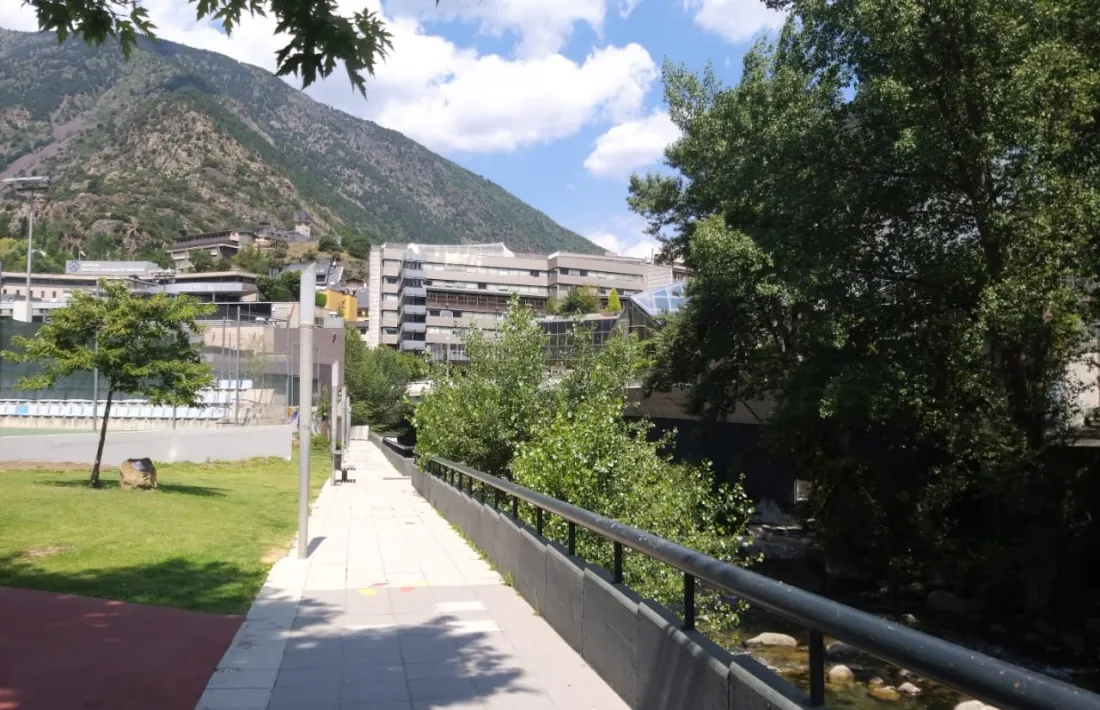 El tram en el que es faran els treballs.