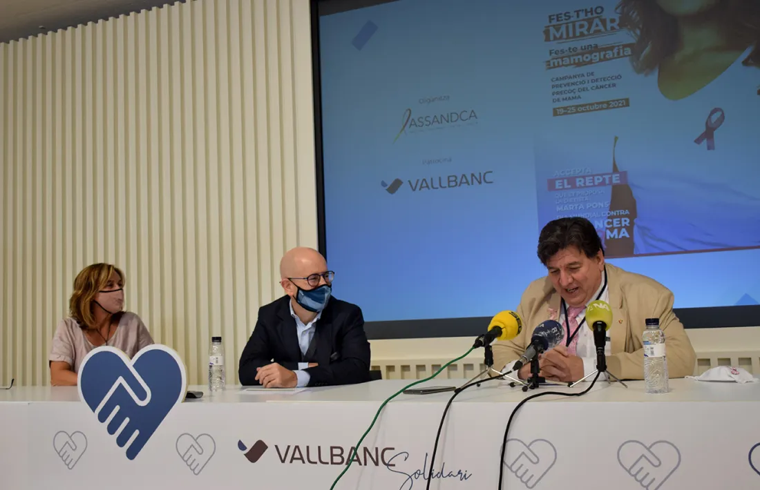 Pons, Martín i Saravia, durant la roda de premsa d'aquest matí.