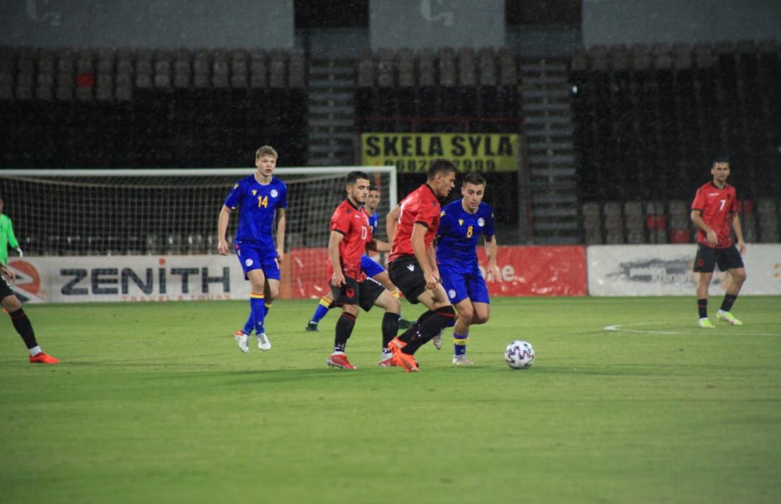 Albània sub-21 va superar a la sub-21 andorrana a Elbasan. Foto: FSHForg
