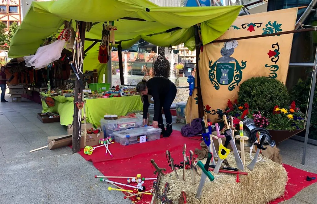 Una parada del Mercat de Tardor de la Massana.