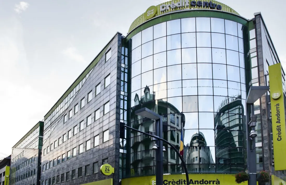 La seu central de Crèdit Andorrà.