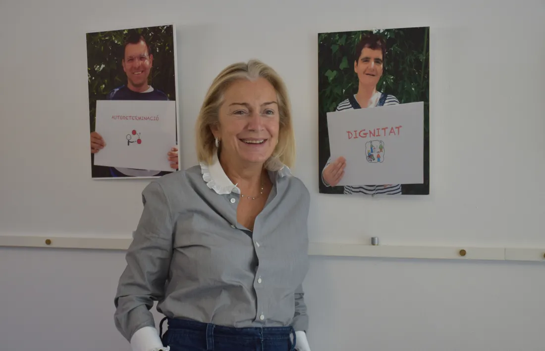 La presidenta de la Fundació Privada Nostra Senyora de Meritxell, Maria Pilar Díez.