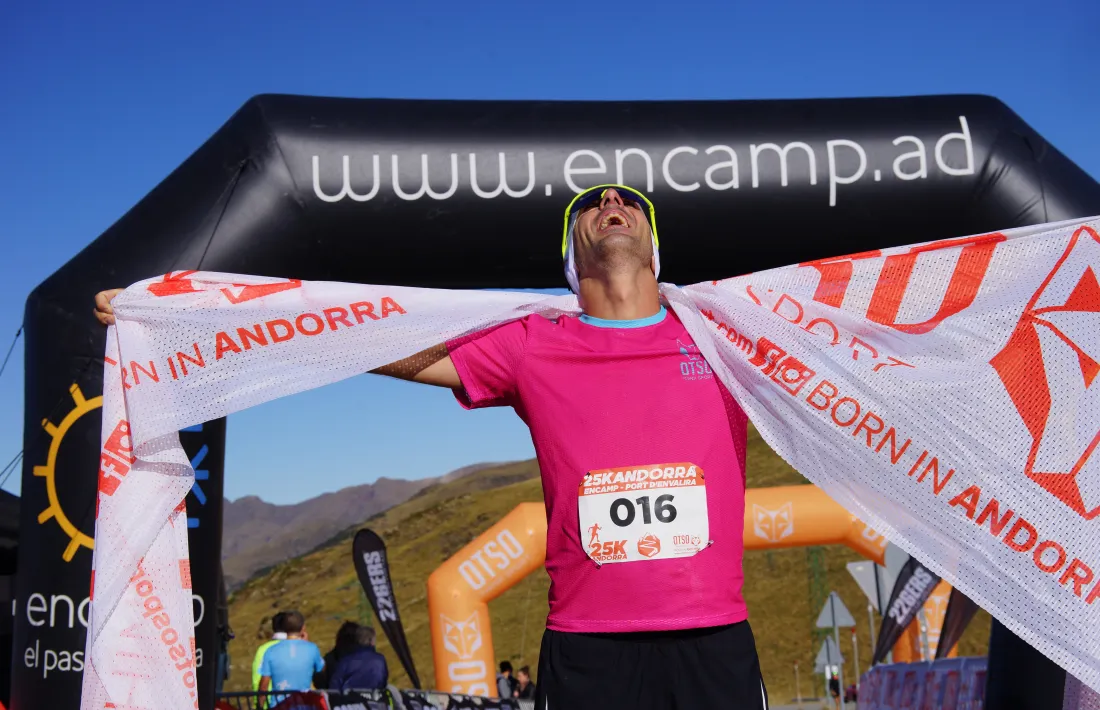 Xavier Tomasa, corredor de Berga, es va imposar a la prova ‘reina’ de l’OTSO. Foto: Comú d'Encamp