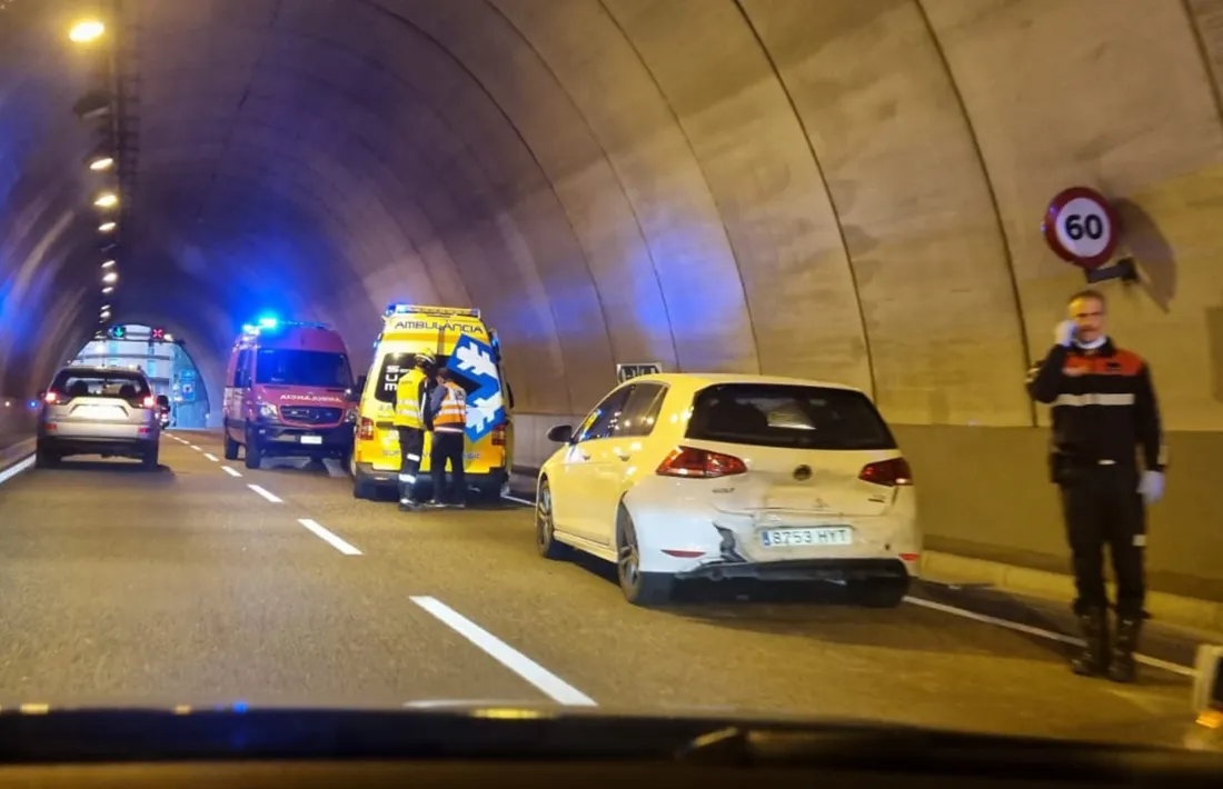 L'estat en què han quedat els vehicles després del sinistre.