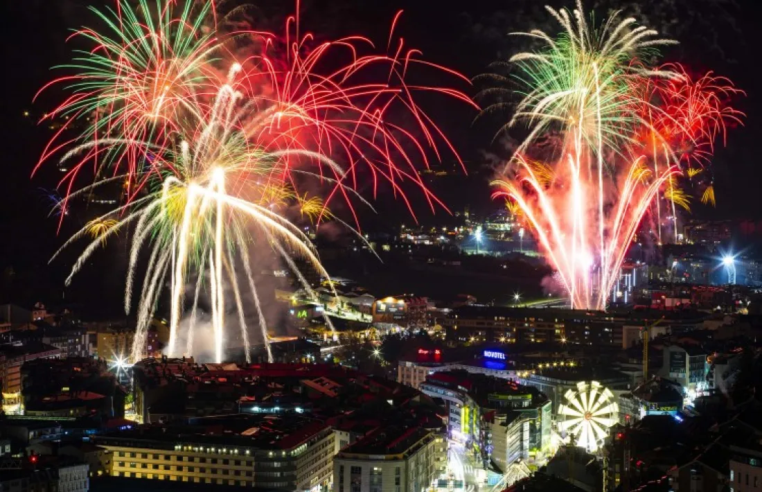 Un moment de la inauguració del Poblet de Nadal de l'any passat.