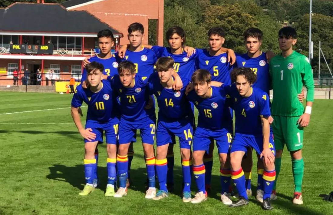 La selecció sub-17 va tancar ahir la seva participació al Preeuropeu. Foto: Twitter FAF