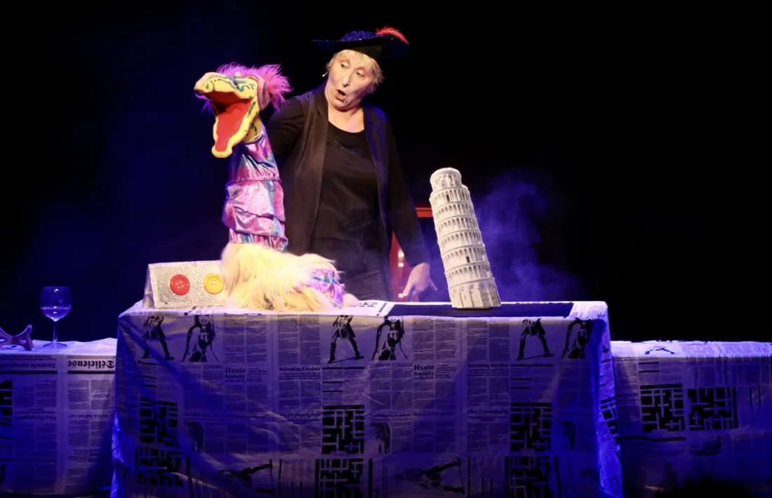 Un moment de l'espectacle 'Gianni', celebrat a Encamp.