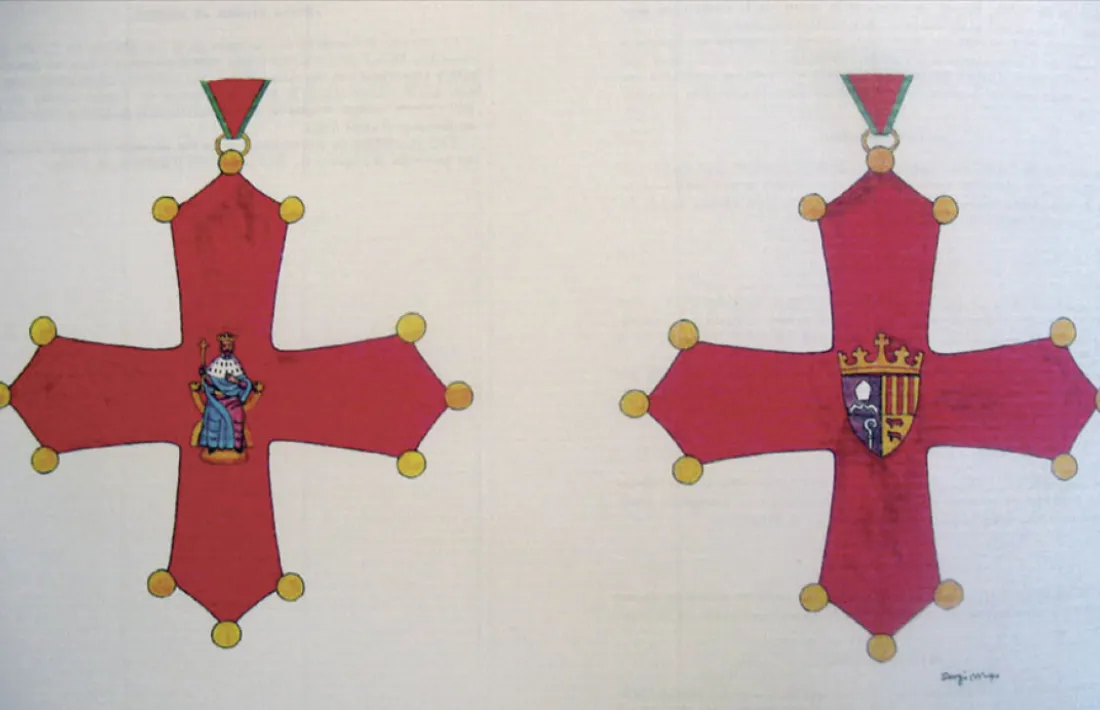 La Creu de Carlemany ideada per Lucien de Saint André al segle XIX no va passar del projecte.