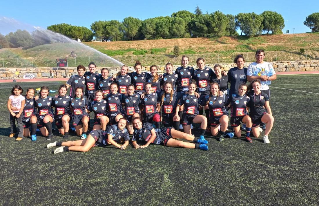 El VPC femení, a la Guinardera de Sant Cugat després de patir la primera derrota del curs. Foto: Foto cedida per Dani Raya