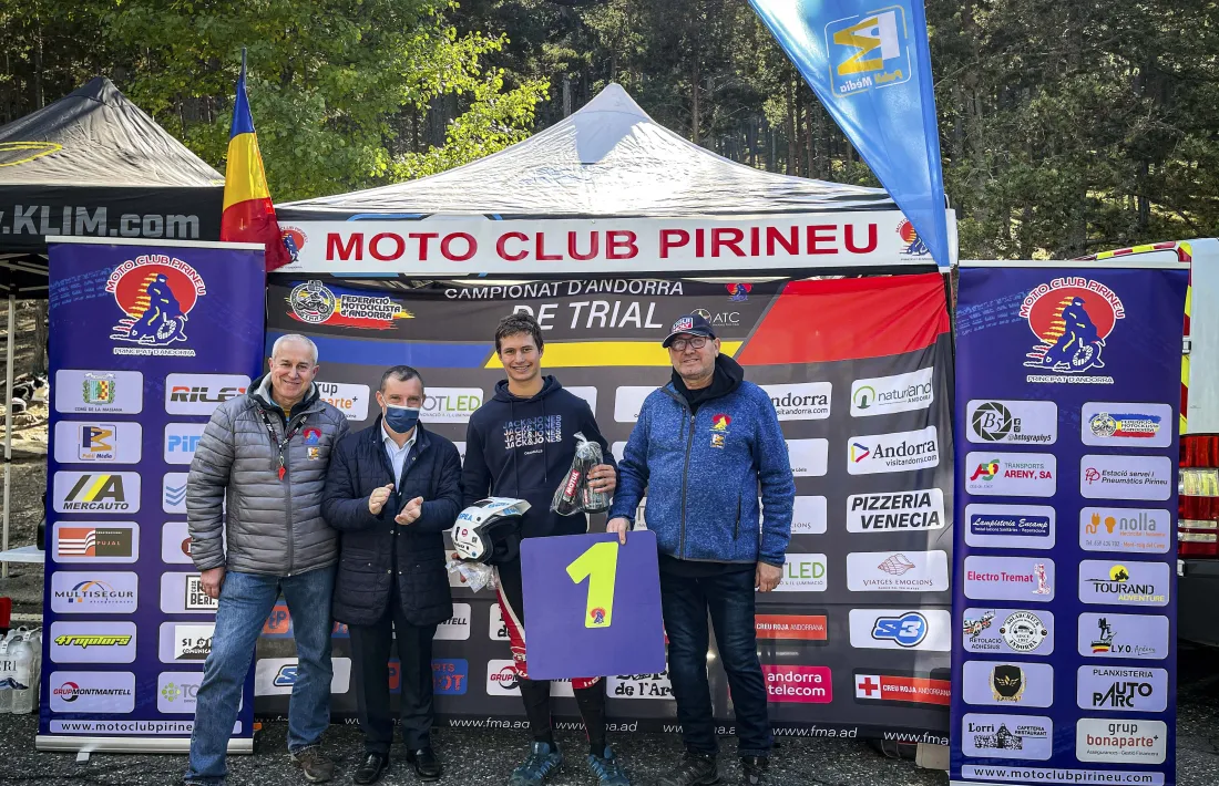 Lestang va vèncer al trial de Naturland. Foto: FMA