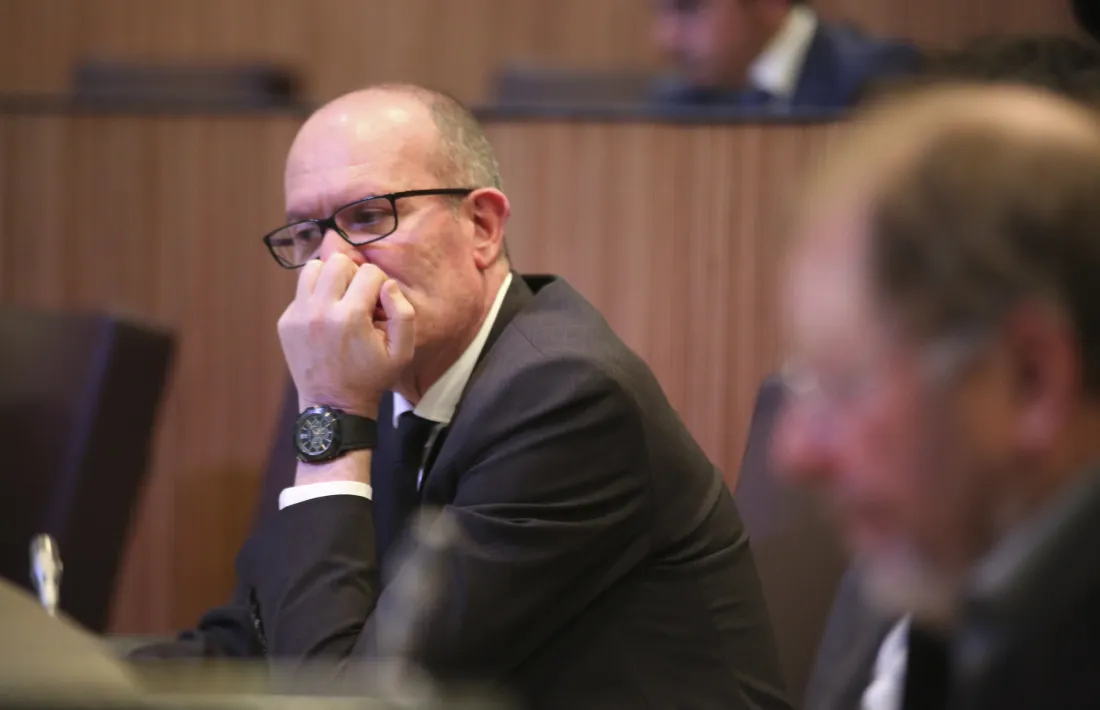 El parlamentari socialdemòcrata Quim Miró en una sessió al Consell General.