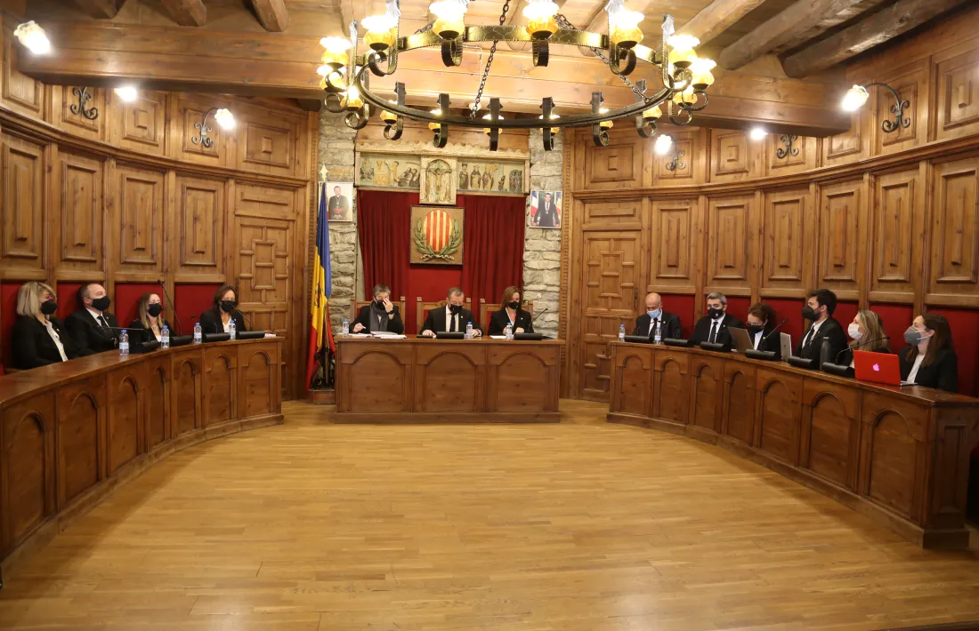 Sessió del consell de Comú de Sant Julià de Lòria.