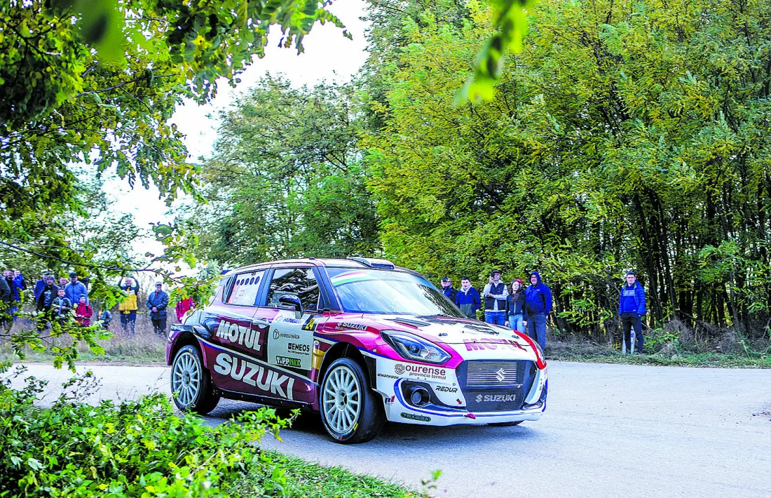 Joan Vinyes, al Ral·li d’Hongria. Foto: Fotoesport