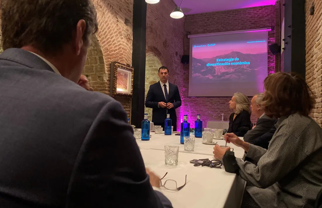 Gallardo i Hidalgo en una de les sessions de treball d'aquest matí a Madrid.